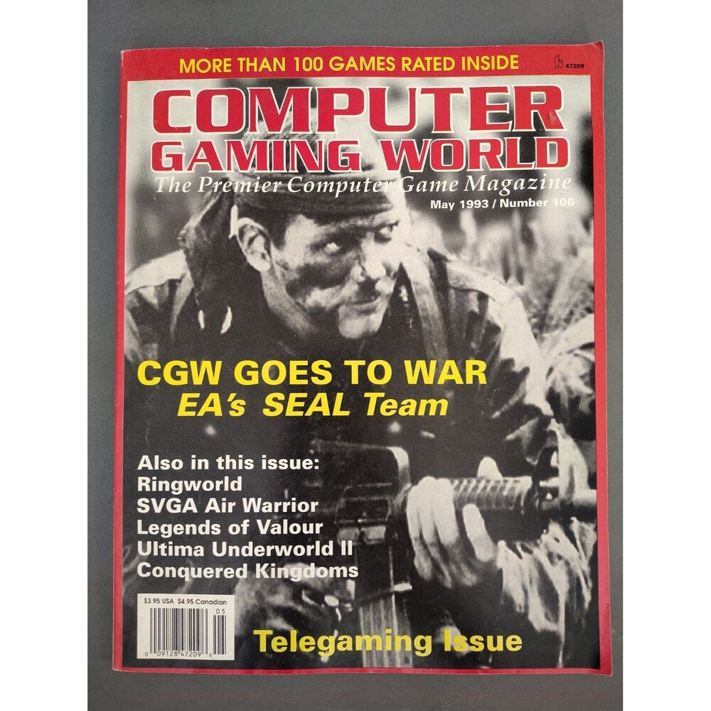 Computer Gaming World Magazine #106 May 1993 CGW Goes To War EA’s Seal Team